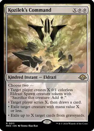 Kozilek's Command (PPECL-011) - Promo Pack: Lorwyn Eclipsed Foil