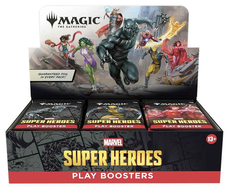 [PRE-ORDER] Magic: The Gathering Marvel Super Heroes Play Booster Display (30 Packs) - Ships Jun 19
