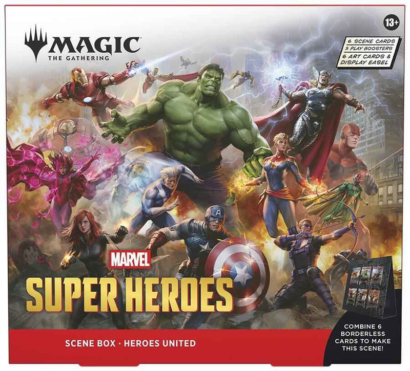 [PRE-ORDER] Magic: The Gathering Marvel Super Heroes Scene Box - Heroes United - Ships Jun 19