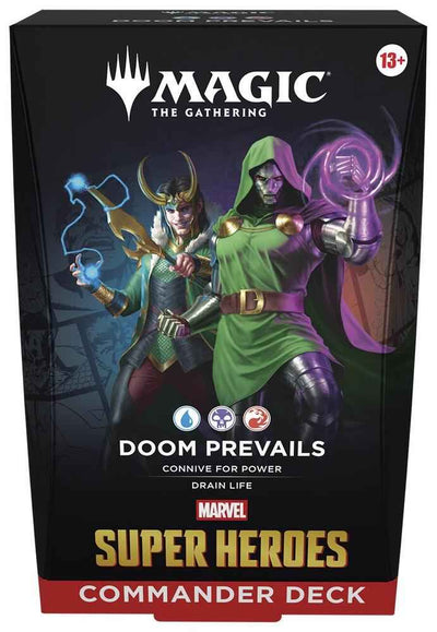 [PRE-ORDER] Magic: The Gathering Marvel Super Heroes Commander Deck - Doom Prevails - Ships Jun 19