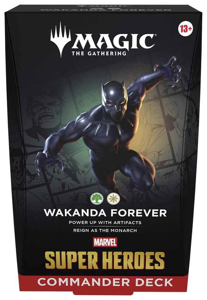 [PRE-ORDER] Magic: The Gathering Marvel Super Heroes Commander Deck - Wakanda Forever - Ships Jun 19