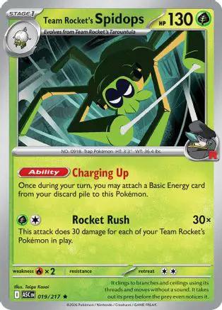 Team Rocket's Spidops 019 - ME Ascended Heroes Holofoil