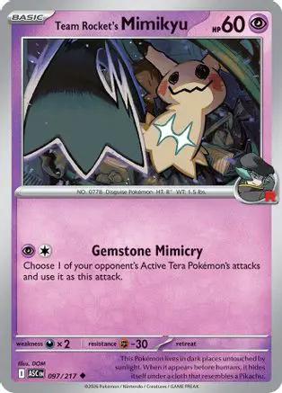 Team Rocket's Mimikyu 097/217 - ME Ascended Heroes