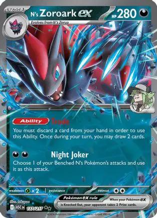 N's Zoroark ex 137/217 - ME Ascended Heroes Holofoil