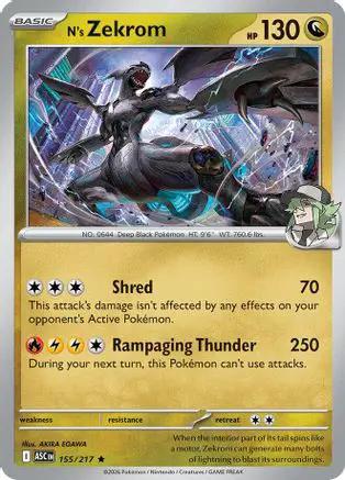 N's Zekrom 155 - ME Ascended Heroes Holofoil