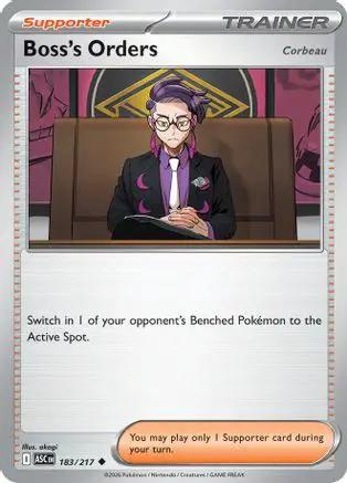 Boss's Orders [Corbeau] 183/217 - ME Ascended Heroes Reverse Holofoil