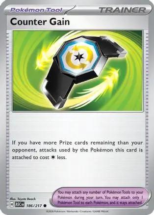 Counter Gain 186/217 - ME Ascended Heroes Reverse Holofoil