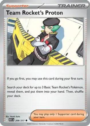 Team Rocket's Proton 208 - ME Ascended Heroes