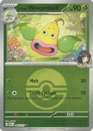 Erika's Weepinbell (Poke Ball) 005 - ME Ascended Heroes Reverse Holofoil