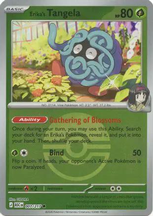 Erika's Tangela (Poke Ball) 007/217 - ME Ascended Heroes Reverse Holofoil