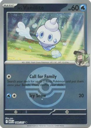 N's Vanillite (Poke Ball) 049 - ME Ascended Heroes Reverse Holofoil