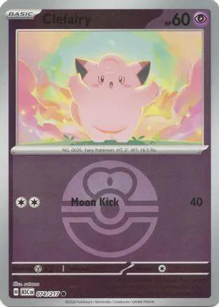 Clefairy (Love Ball) 074 - ME Ascended Heroes Reverse Holofoil
