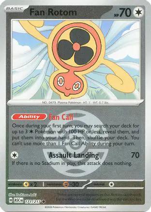 Fan Rotom (Dusk Ball) 171/217 - ME Ascended Heroes Reverse Holofoil