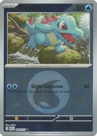 Totodile (Energy Symbol Pattern) 041 - ME Ascended Heroes Reverse Holofoil