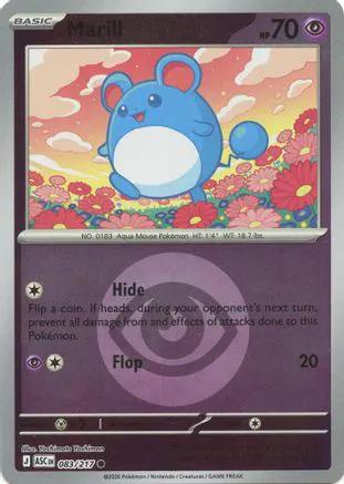 Marill (Energy Symbol Pattern) 083/217 - ME Ascended Heroes Reverse Holofoil