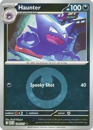 Haunter (Energy Symbol Pattern) 124 - ME Ascended Heroes Reverse Holofoil