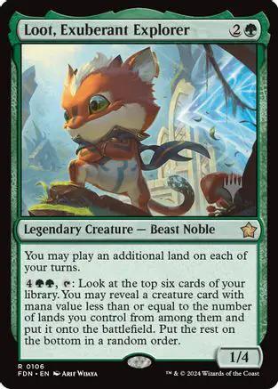 Loot, Exuberant Explorer (PPECL-106) - Promo Pack: Lorwyn Eclipsed Foil