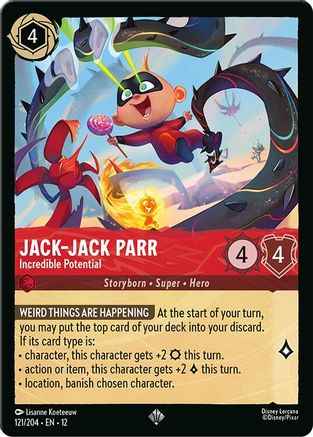 Jack-Jack Parr - Incredible Potential (121/204) - Wilds Unknown