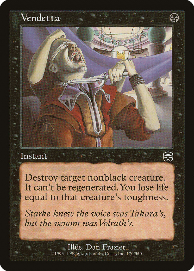 Vendetta (MMQ-170) - Mercadian Masques Foil