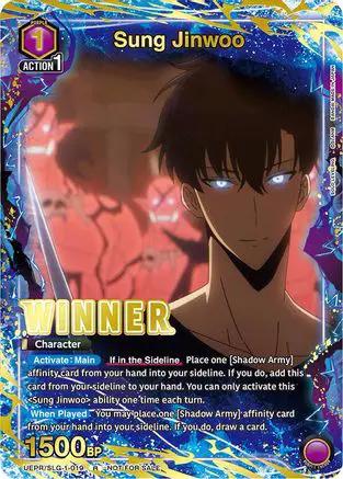 Sung Jinwoo (Winner) (UEPR/SLG-1-019) - Union Arena Promotion Cards Foil