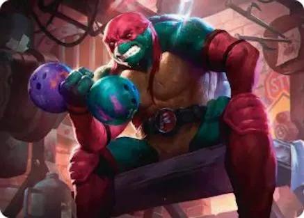 Raphael, Tough Turtle Art Card (Gold-Stamped Signature) (ASTMT-009) - Art Series: Teenage Mutant Ninja Turtles