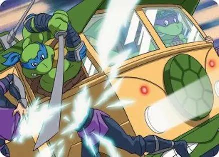 Don & Leo, Problem Solvers Art Card (ASTMT-030) - Art Series: Teenage Mutant Ninja Turtles
