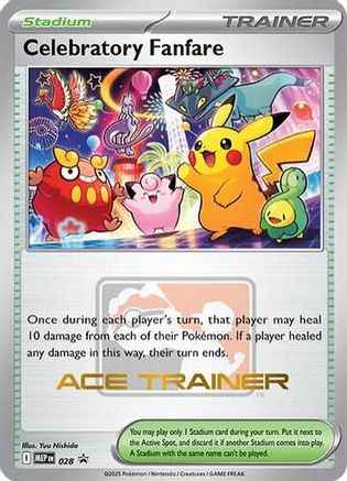 Celebratory Fanfare (Ace Trainer) 028 - ME Mega Evolution Promo