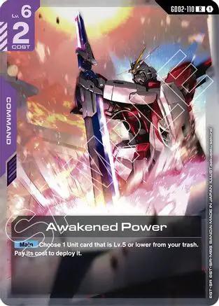 Awakened Power (GD02-110) - Starter Deck 09 Destiny Ignition Holofoil