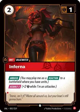 Inferna (002/219) - Unleashed Foil