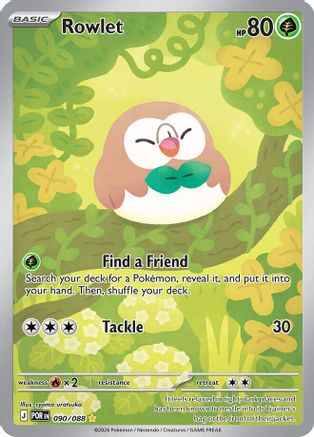 Rowlet 090/088 - ME03 Perfect Order Holofoil