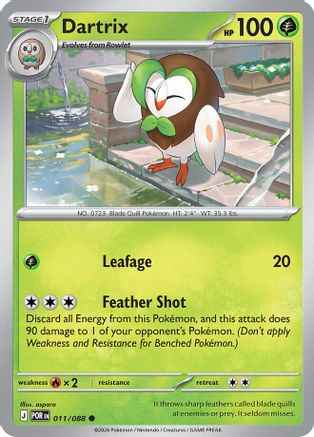 Dartrix 011 - ME03 Perfect Order Reverse Holofoil