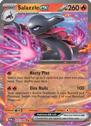 Salazzle ex 016/088 - ME03 Perfect Order Holofoil