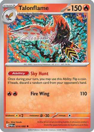 Talonflame 014/088 - ME03 Perfect Order Reverse Holofoil
