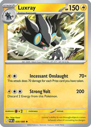 Luxray 028 - ME03 Perfect Order Holofoil