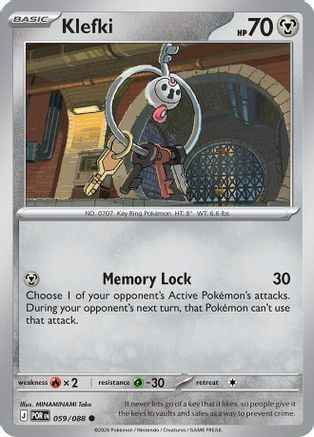 Klefki 059 - ME03 Perfect Order Reverse Holofoil