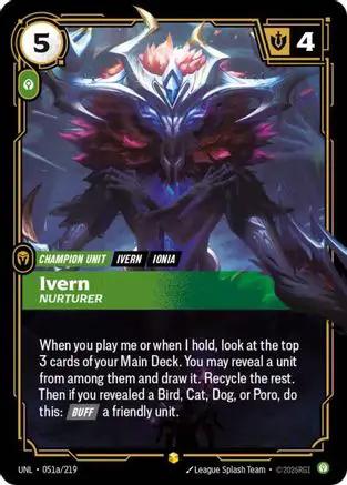 Ivern - Nurturer (Alternate Art) (051a/219) - Unleashed Foil