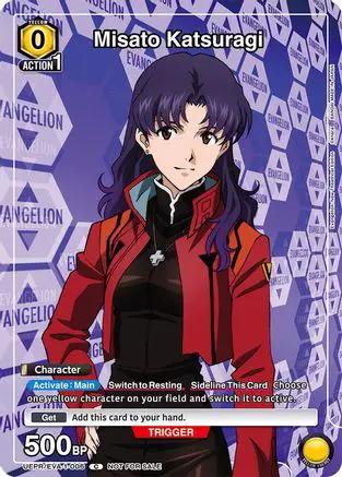 Misato Katsuragi (006) (UEPR/EVA-1-006) - Union Arena Promotion Cards Foil