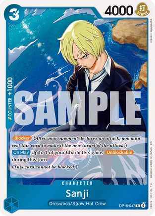 Sanji (OP15-047) (OP15-047) - Adventure on Kami's Island Foil