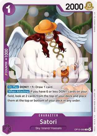 Satori (OP15-066) - Adventure on Kami's Island Foil
