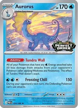 Aurorus (Perfect Order Stamped) 024/null - Miscellaneous Cards & Products Holofoil