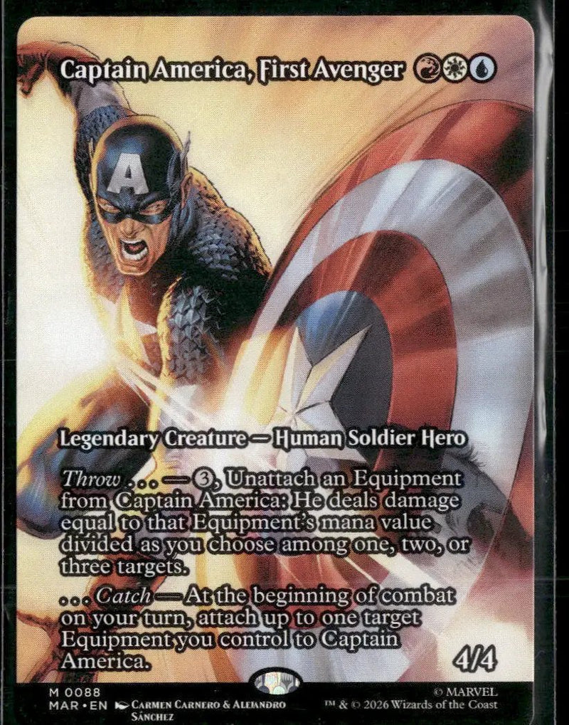 Marvel Universe Eternal-Legal Captain America, First Avenger (Borderless) #88