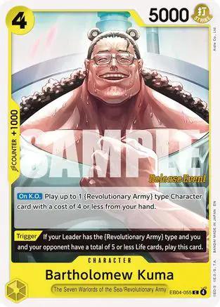 Bartholomew Kuma (EB04-055) (EB04-055) - Adventure on Kami's Island Release Event Cards