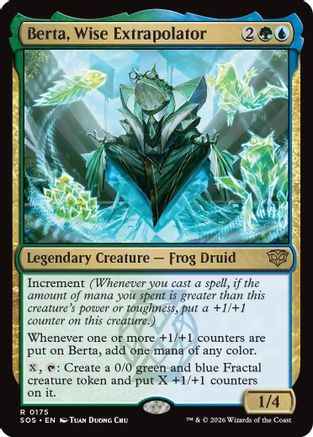 Berta, Wise Extrapolator (SOS-175) - Secrets of Strixhaven
