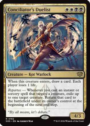 Conciliator's Duelist (SOS-182) - Secrets of Strixhaven Foil