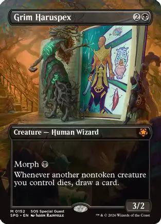 Grim Haruspex (Borderless) (SPG-152) - Special Guests Foil