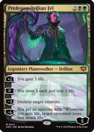 Professor Dellian Fel (SOS-214) - Secrets of Strixhaven
