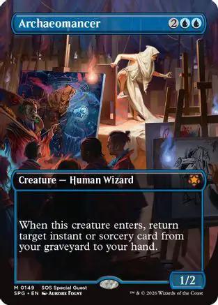 Archaeomancer (Borderless) (SPG-149) - Special Guests Foil
