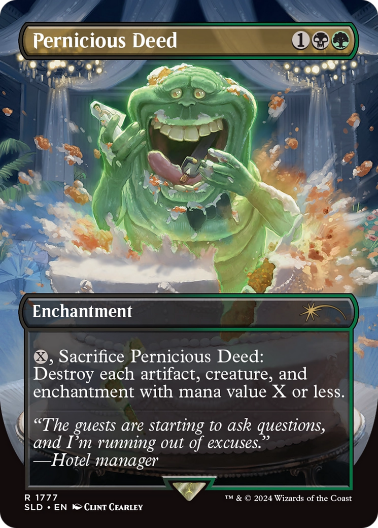 Pernicious Deed (SLD-1777) - Secret Lair Drop (Borderless) Foil
