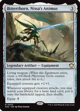 Bitterthorn, Nissa's Animus (SOC-343) - Commander: Secrets of Strixhaven