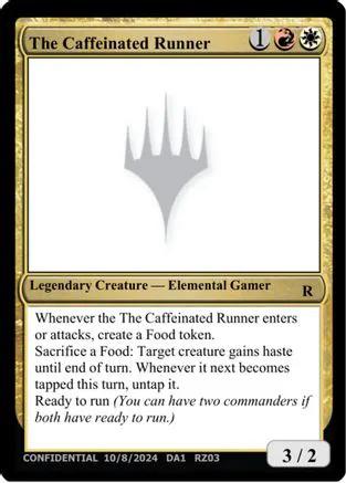 The Caffeinated Runner (UNK-) - Un-Known Event Playtest Cards